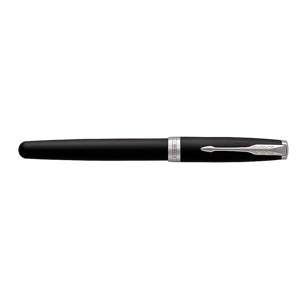 Parker Sonnet Metal & Black GT Rollerball - Rollerball